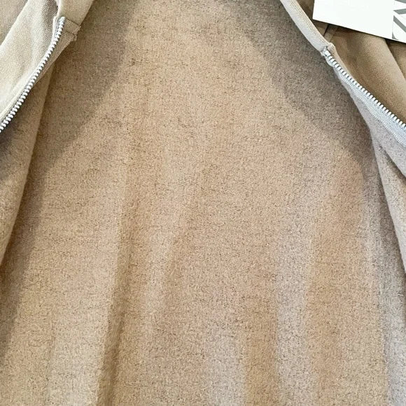 NWT Zara Oversized Zip-Up Hoodie - Picture 6 of 6